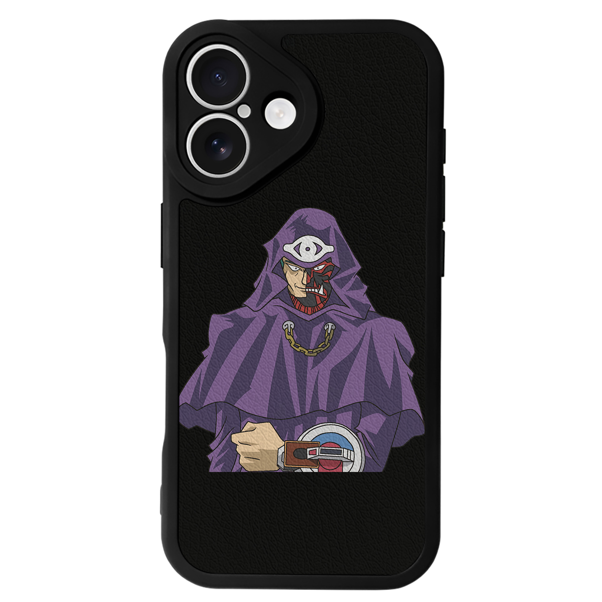 （画像用） 遊☆戯☆王 Yu-Gi-Oh! 【iPhone 16シリーズ対応】シリコンスマホケース（レザー調） 材質：シリコン